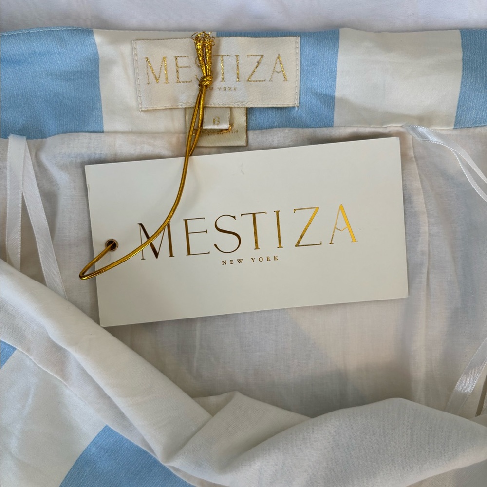 Mestiza Blue Stripe Convertible Skirt-NWT - Picture 11 of 14